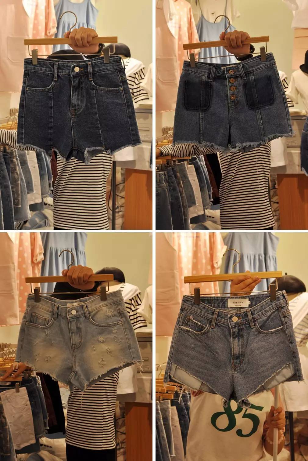 档口精选|盛夏来东大门“theshe”档口批点T恤和短裤吧！