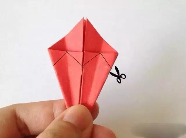 康乃馨手工折纸,康乃馨教程折纸简单又好看