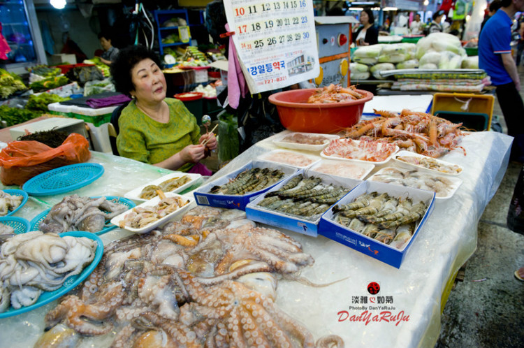 济州岛东门市场,济州岛海鲜市场
