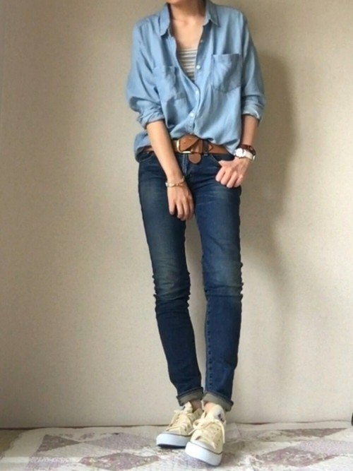 高端赤耳丹宁九分牛仔裤男浅蓝色,丹宁赤耳牛仔穿搭