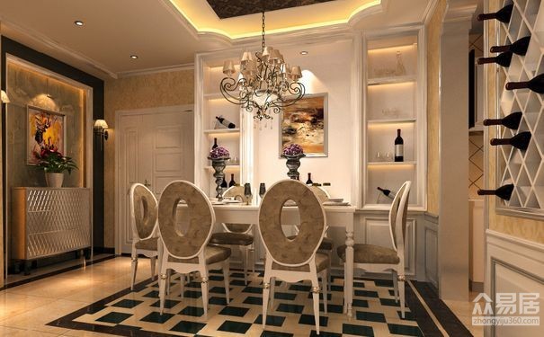 欧式风格装修酒柜效果图片大全,新中式酒柜这样做时尚大气