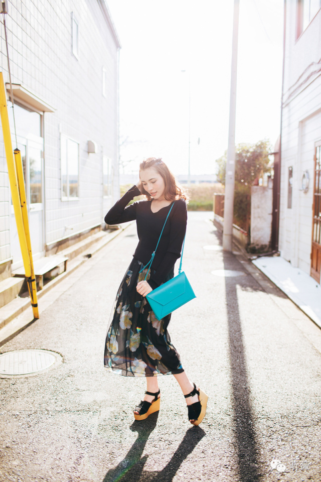 花柄裙,古着花柄裙