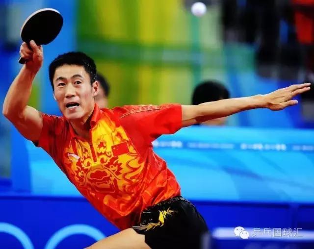 北京奥运会马琳王皓,马琳夺得奥运冠军的球拍