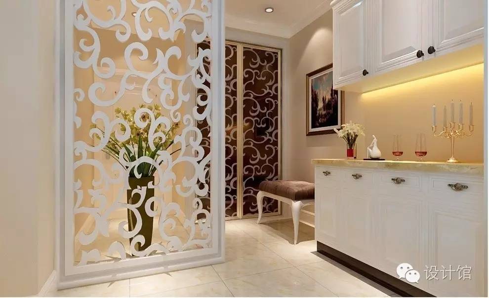 进门就是长廊怎么做隔断,大门隔断轻奢