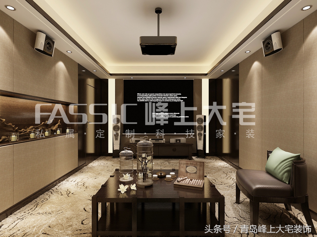 青岛百福山庄400平丨把新中式演绎的淋漓尽致。大气