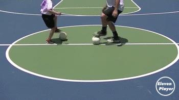 五人制足球脚内侧传球训练,五人足球训练脚法