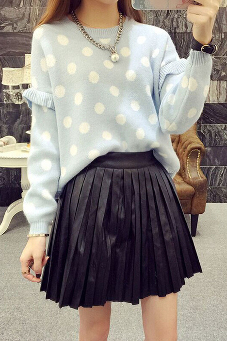 毛衣灯笼袖口收边针法视频教程 (从下往上织灯笼袖口的编织方法)