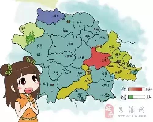 中国茶都安溪分布图,安溪中国茶都俯瞰图