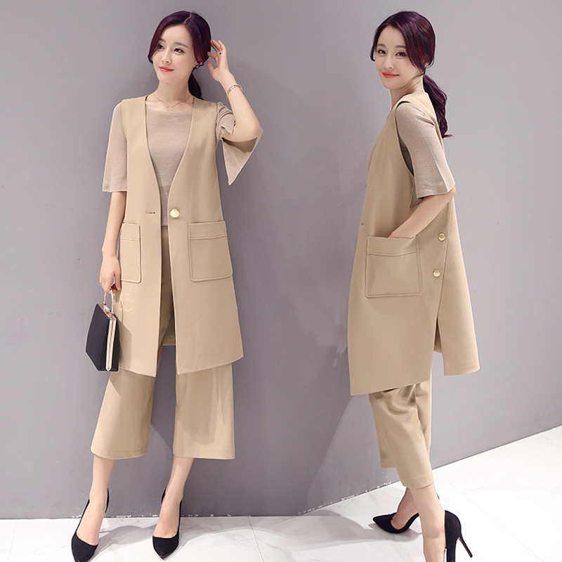 阔腿裤套装优雅,最流行的阔腿裤套装