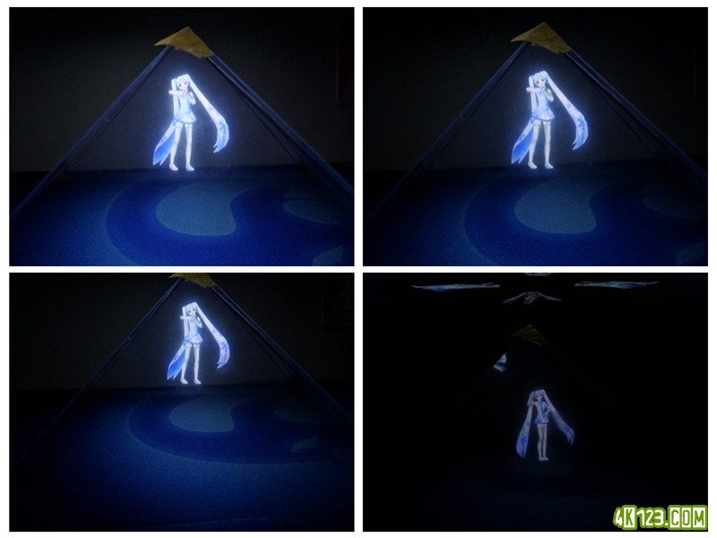 声临其境超逼真3d全息投影,自制3d全息投影素材