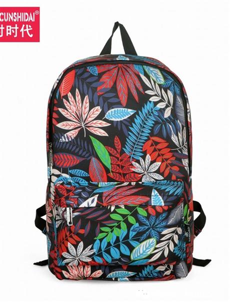 校园双肩包女大容量外出时尚,学院风大容量双肩包女包