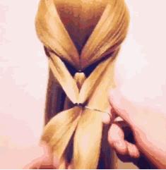 甜美编发发型教程图解,手残党短发超简单编发教程