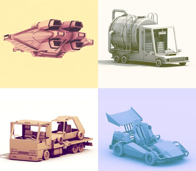 他设计的这些小车，简直比喵星人还萌一百倍|艺术家