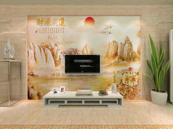 彩雕背景墙选购技巧,彩雕背景墙效果图大全