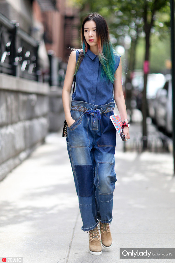 听妈妈的话牛仔,阔腿破洞牛仔裤怎样补破洞