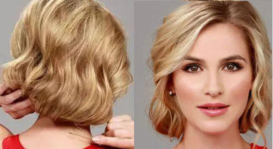 两个长头发怎么变成两个短发,长发变短发林志玲