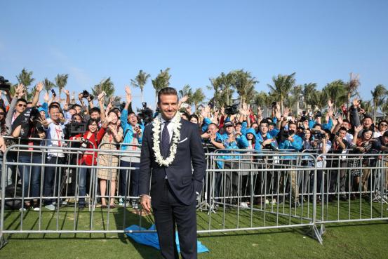 贝克汉姆来海南,贝克汉姆频繁偶遇一个人