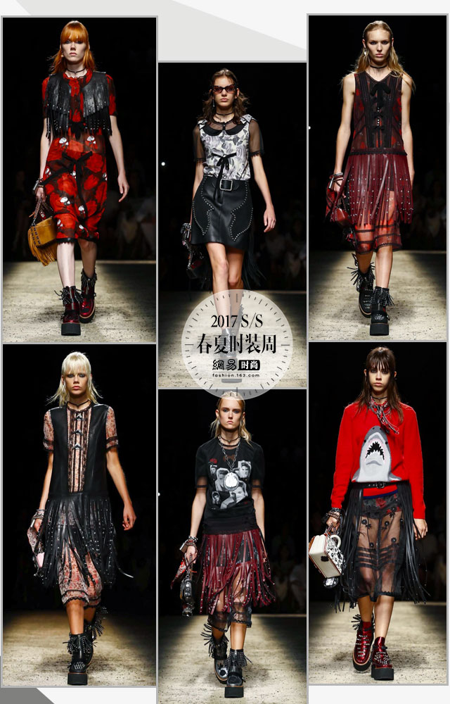 李易峰唐嫣穿“情侣装”同台看秀 不要太养眼哦~