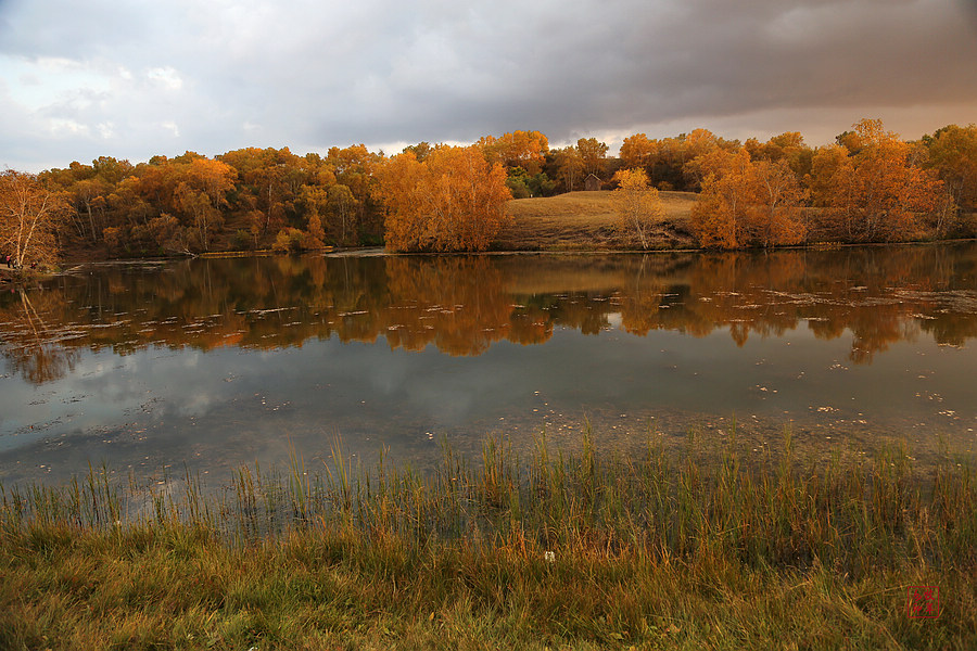 坝上草原雪景航拍,坝上草原秋景美图