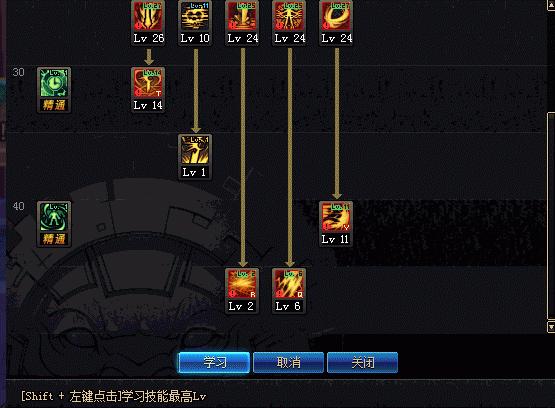 dnf黑暗武士刷风暴加点,dnf黑暗武士技能组合和加点图