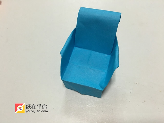 纸在乎你手工折纸沙发折纸视频图解教程