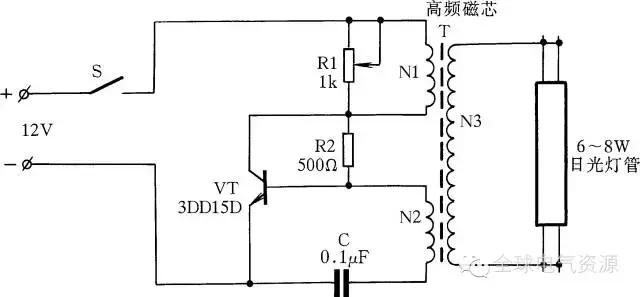 各种灯具线路接线图,单个灯具接线示意图