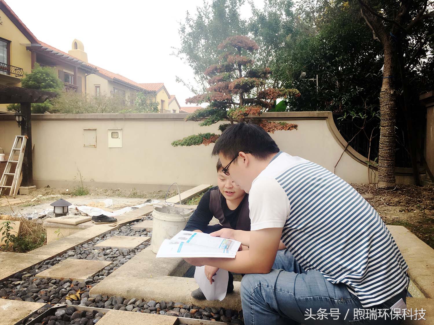 锦鲤鱼池花园庭院,最好看的长方形入户花园锦鲤鱼池