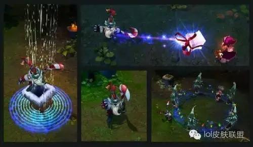 lol哪个英雄有冰雪节皮肤,小法师冰雪节皮肤特效