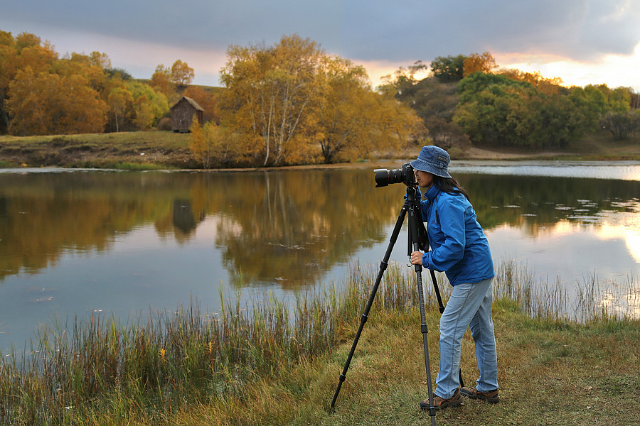 坝上草原雪景航拍,坝上草原秋景美图