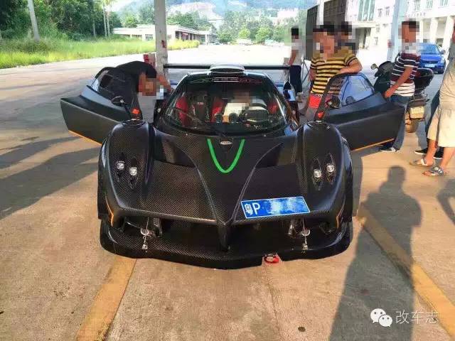 全球唯一上牌的帕加尼ZondaR惊现广东，价值4000万