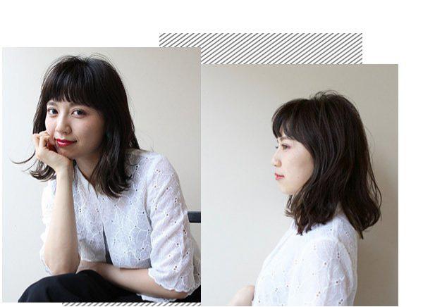 不烫中长发发型好看图片,流行的中长发烫发发型图片