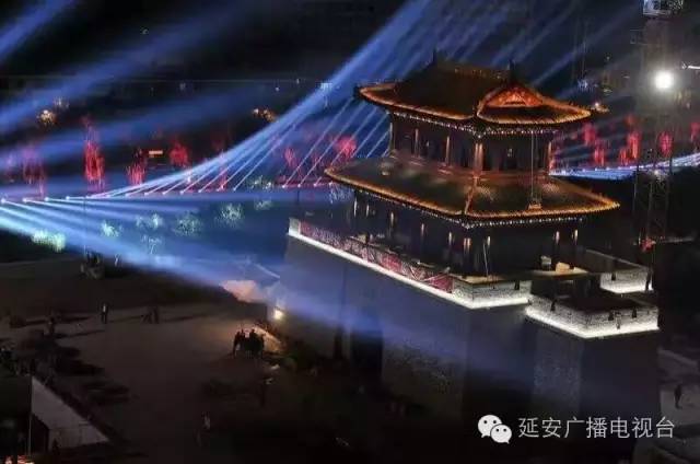 太美了山城夜景,延安宝塔山夜景图片