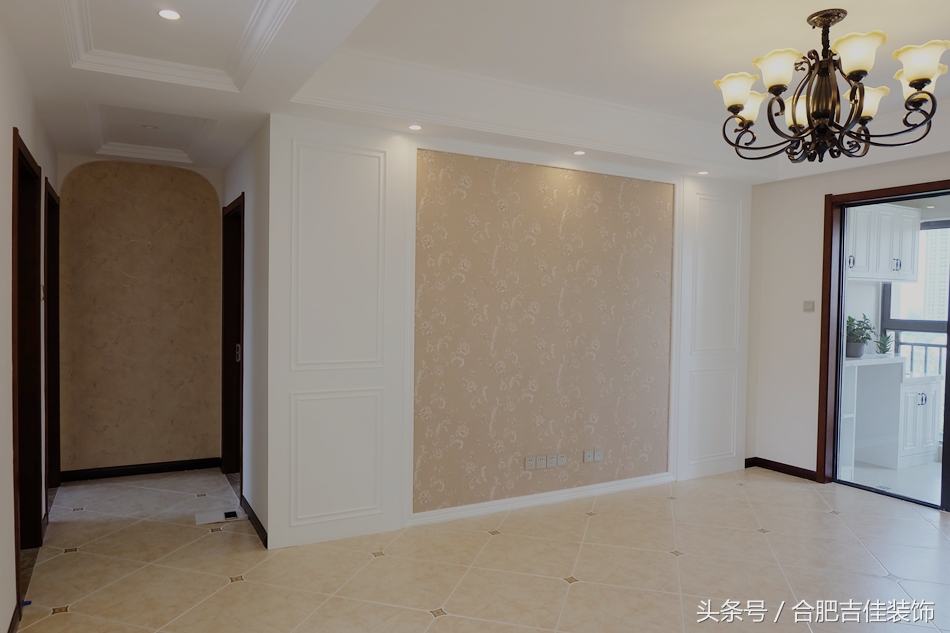 117m客厅装修效果图,117平轻奢极简装修