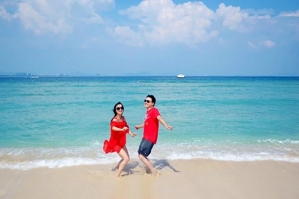 带着婚纱去三亚,带着婚纱旅行厦门