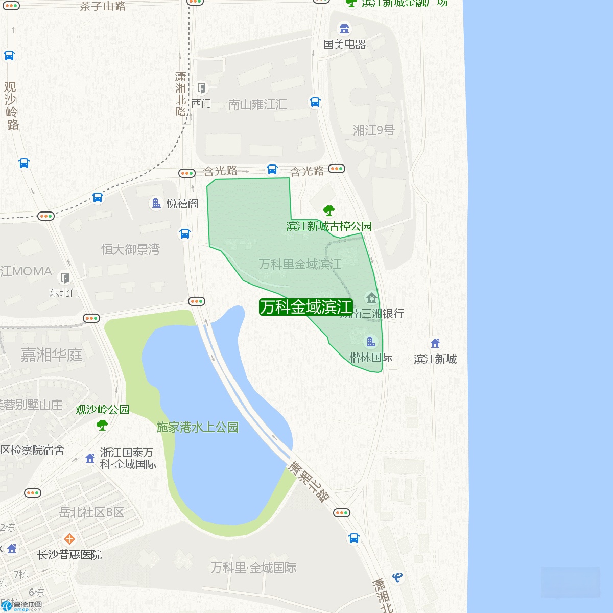 岳麓万科金域滨江,长沙市岳麓区万科里金域滨江