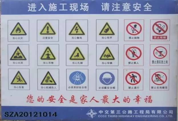 码头作业区安全警示标志标牌,安全警示标志标牌