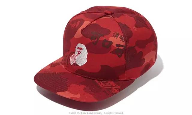 bapex可口可乐,bape可口可乐棒球服