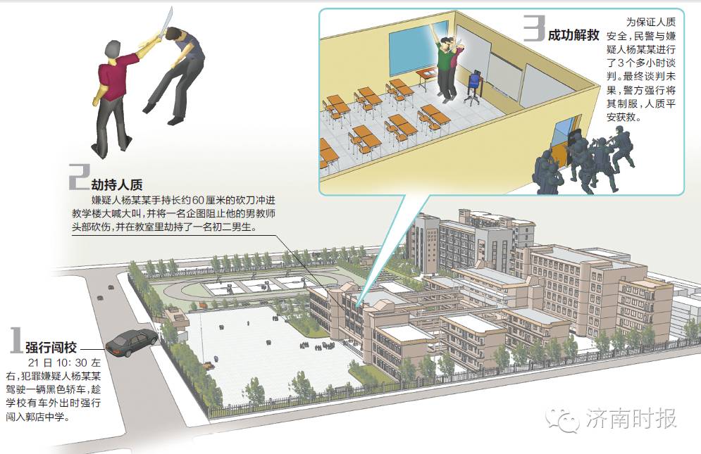 骇人听闻的学生袭击老师事件,郭店中学持刀伤人新闻