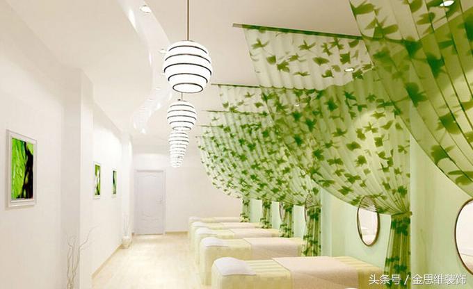 美容院装修效果图网红风格,60平方轻奢美容院装修风格大全