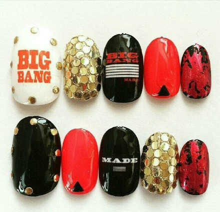 bts美甲,bts美甲田柾国