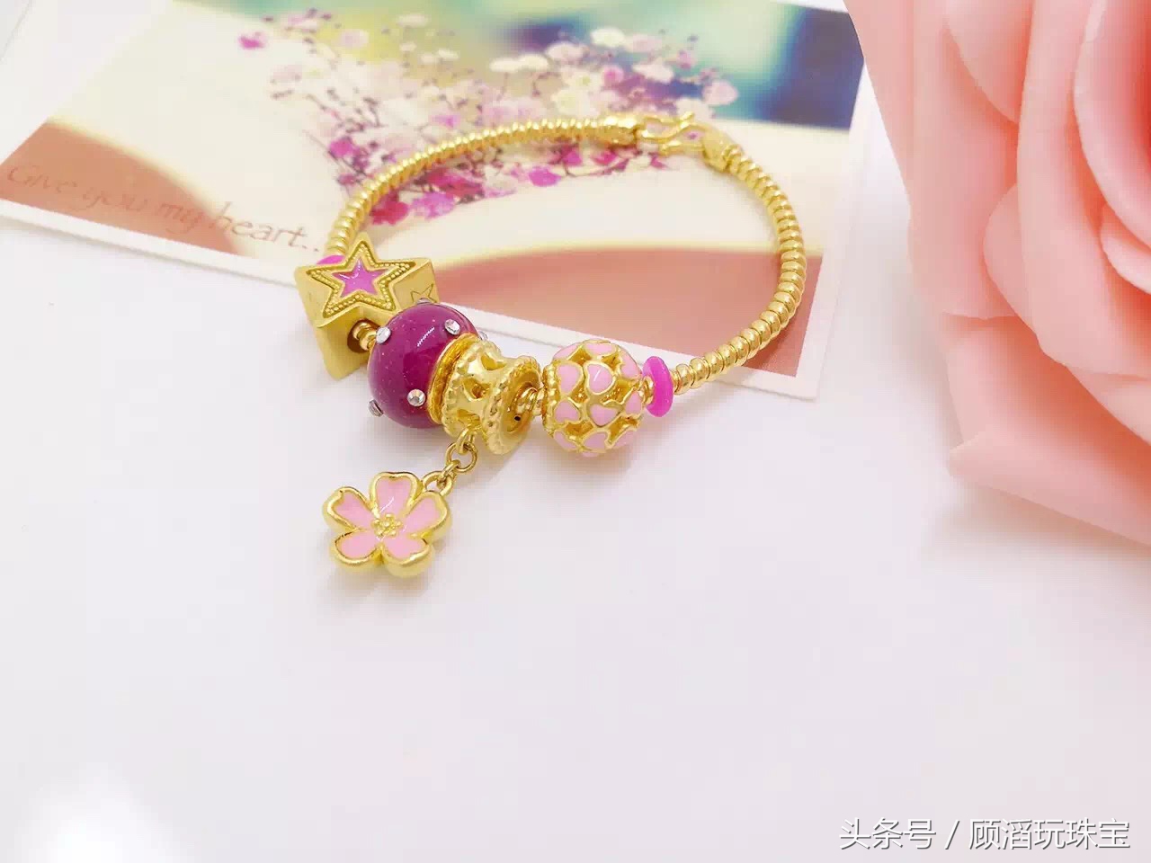 手工款黄金潘多拉手链,黄金款潘多拉手链结实么
