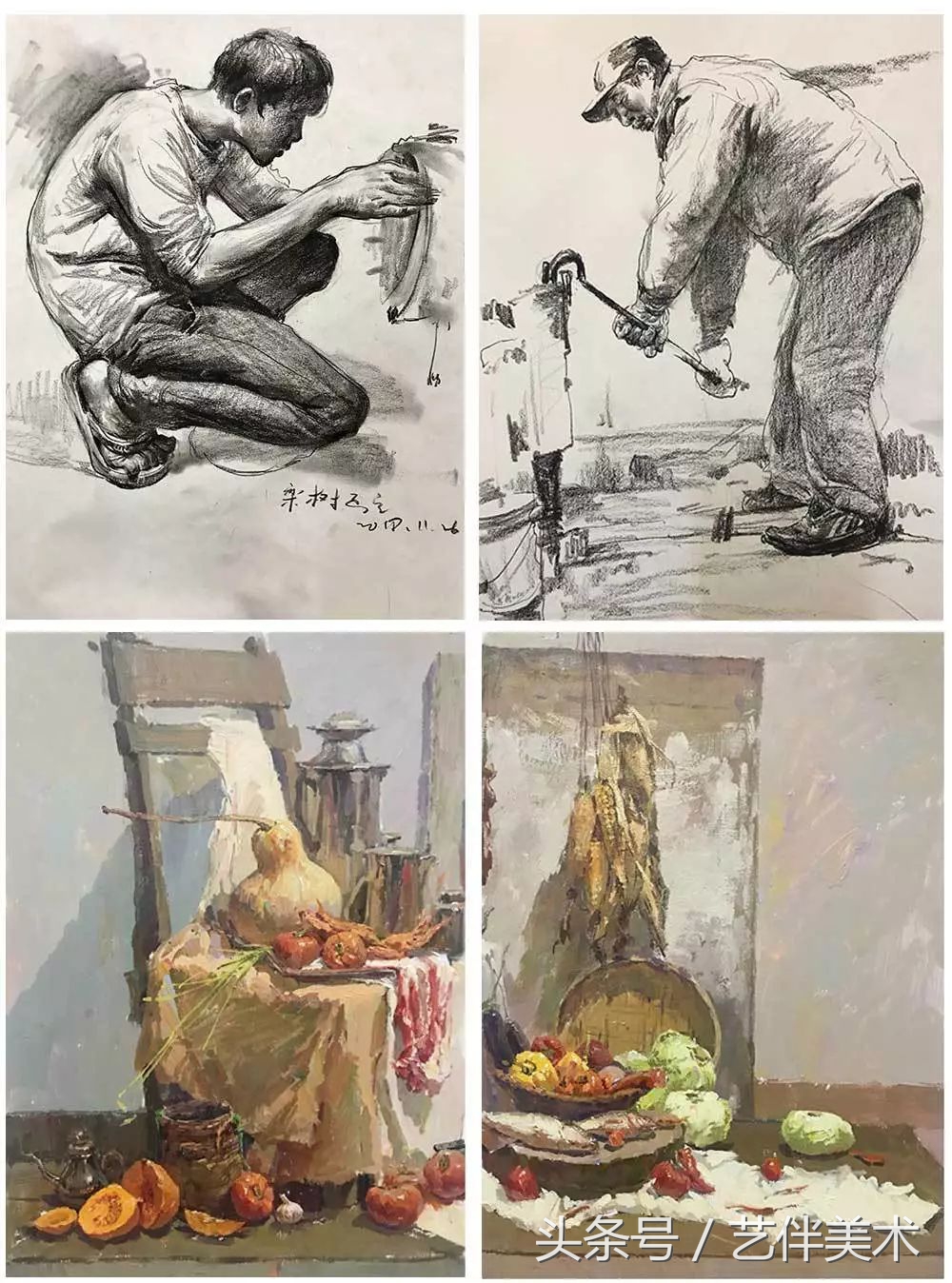 北京宋庄栾树画室环境,北京栾树画室基础教学