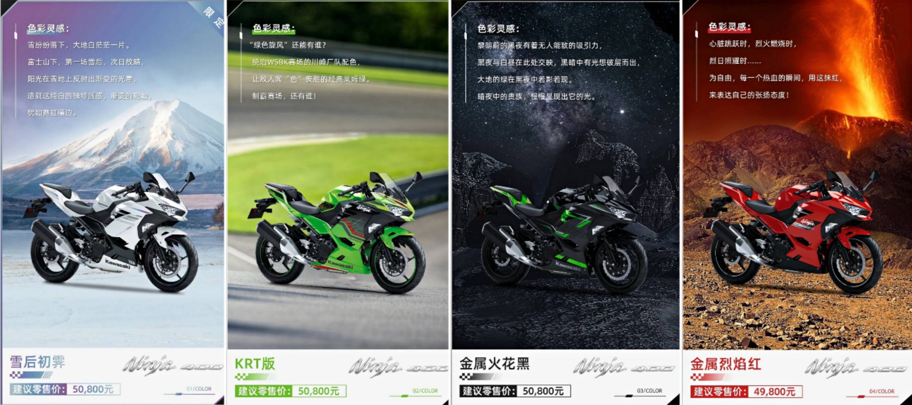 2018年ninja400现在价格,24款ninja400海外上市