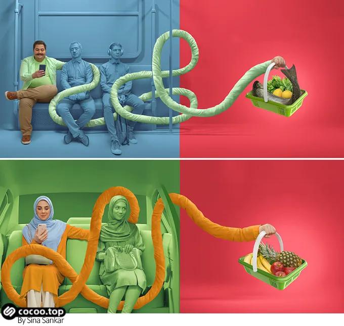 设计中缺少空间感,设计构图的九种方法