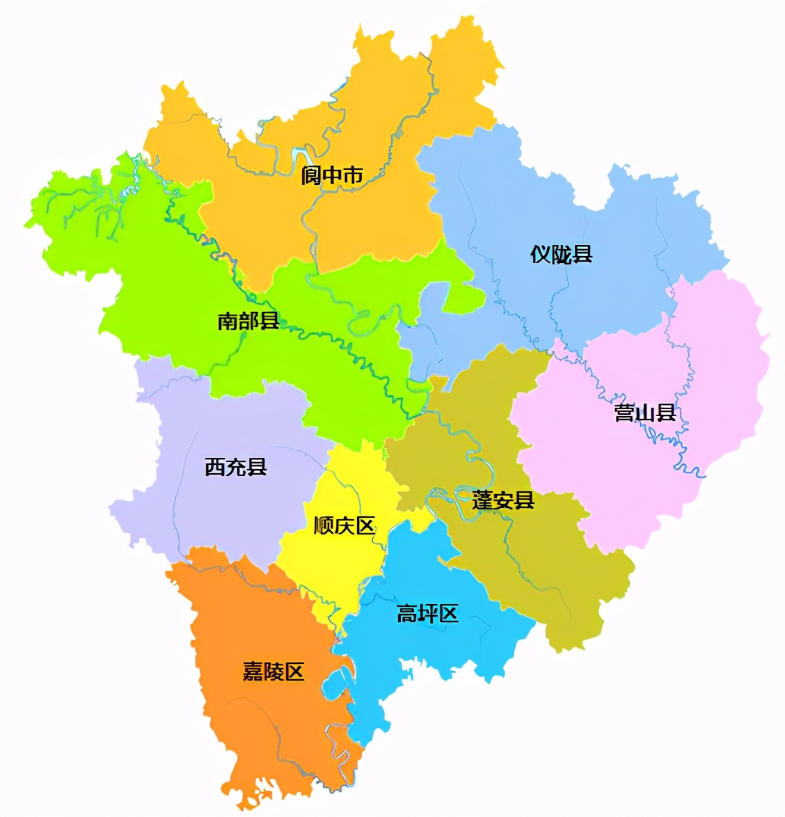 全国带“东、西、南、北、中”方位词的城市，看看有你家乡吗？