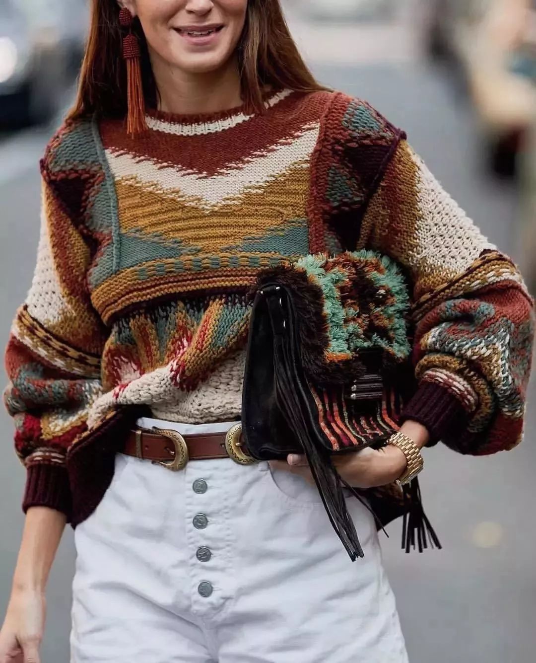 胖人穿毛衣怎么搭配显腿细,胖人穿好看的毛衣