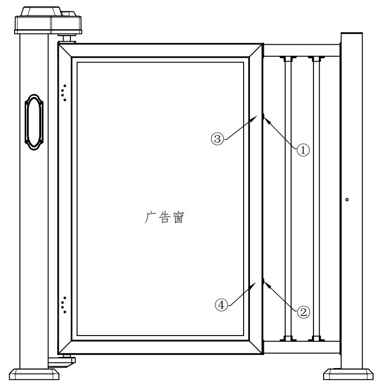 百胜栅栏道闸安装视频,智能人行通道门安装教程