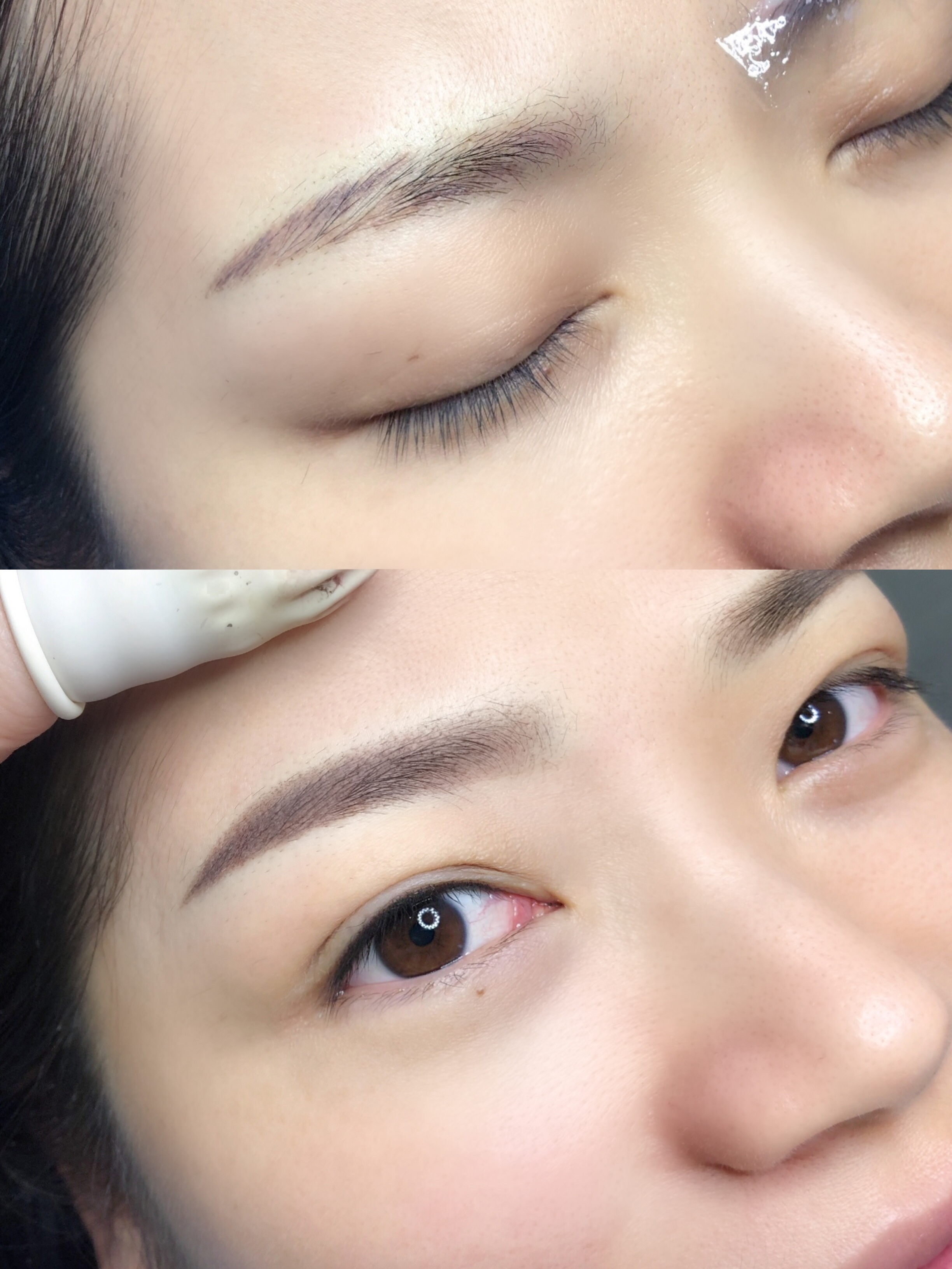 纹眉如何根据顾客的肤色配色,新手纹眉怎么选颜色好一点