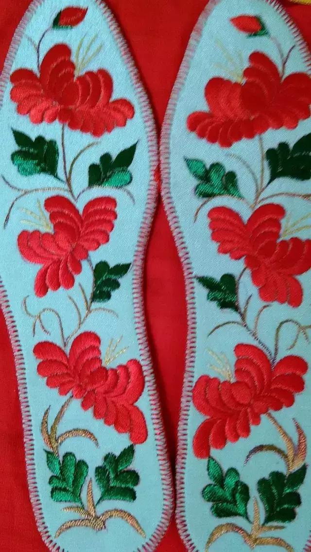 纯手工鞋垫又好学又简单又好看,简单的一针一线纯手工的鞋垫