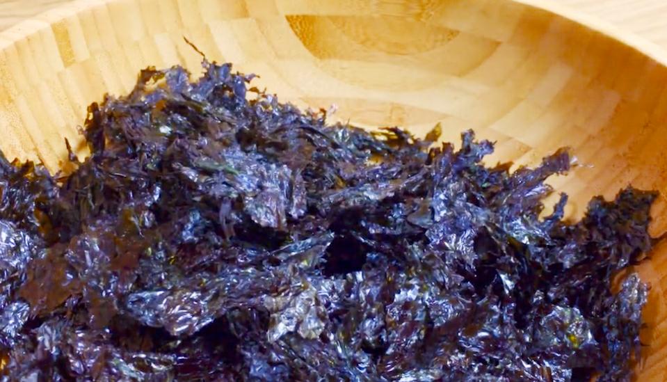 家庭自制海苔，5块钱的紫菜秒变50块的海苔，做法简单，脆的掉渣